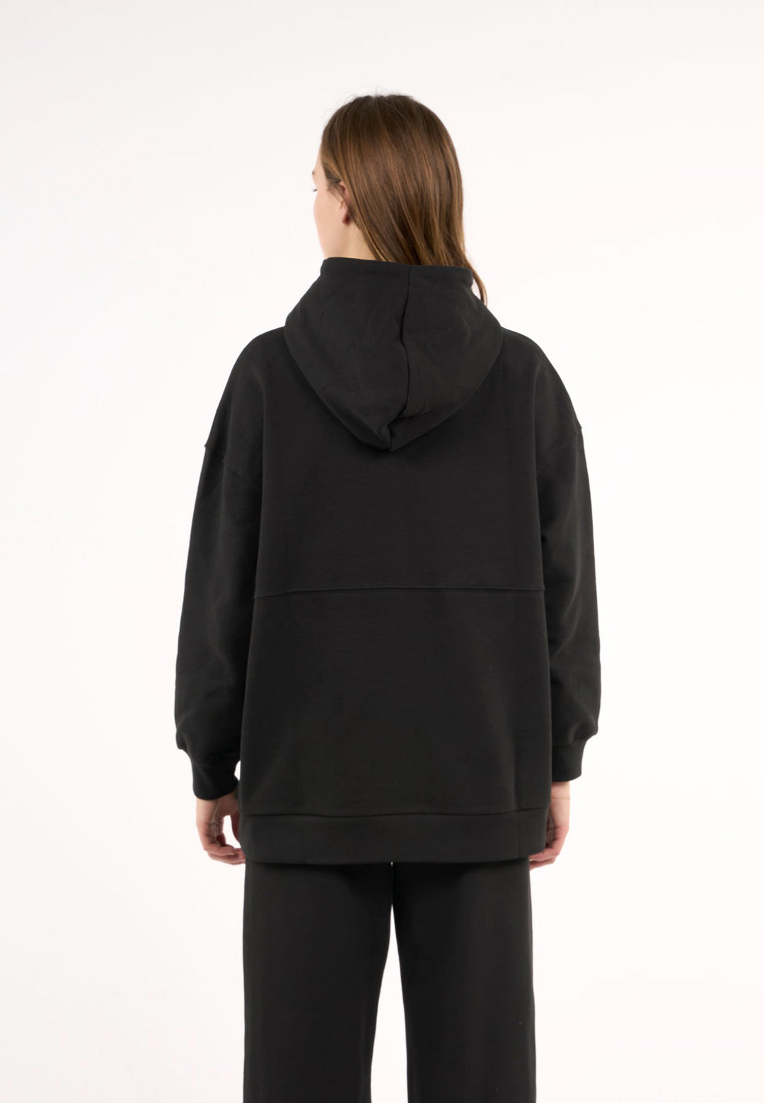 Hoodie Jet Black - KNOWLEDGE COTTON APPAREL