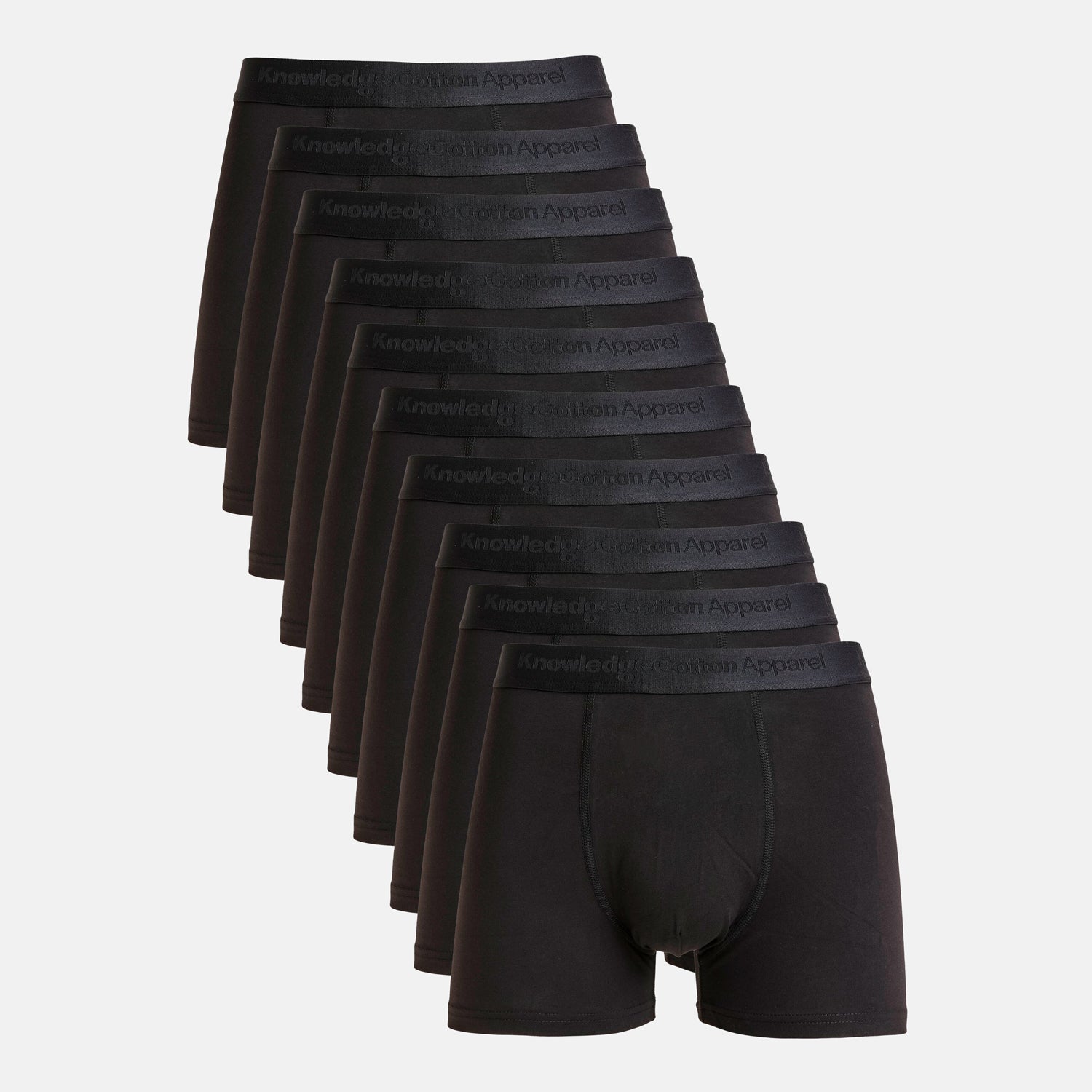 Maple Black Ekologiska Kalsonger 10-pack -  KNOWLEDGE COTTON APPAREL
