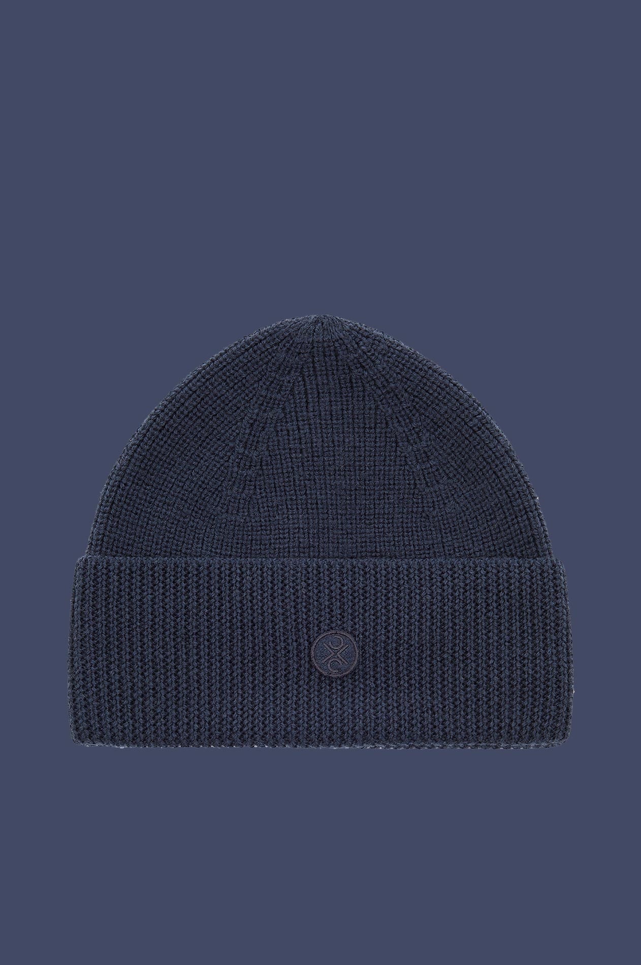 Organic Wool Beanie Navy - LANGERCHEN
