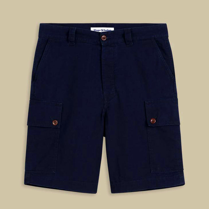 Kian Shorts Indigo Crinkle - KINGS OF INDIGO