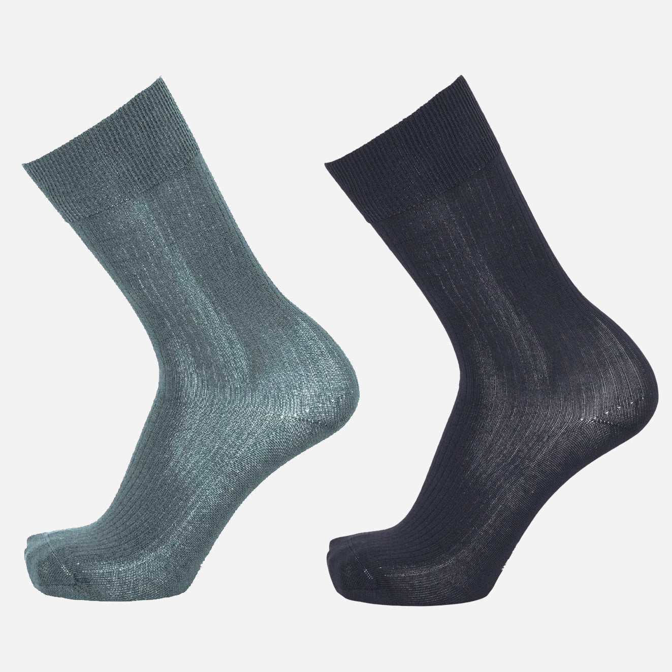 2-pack Timber Organic Socks Citadel - KNOWLEDGE COTTON APPAREL