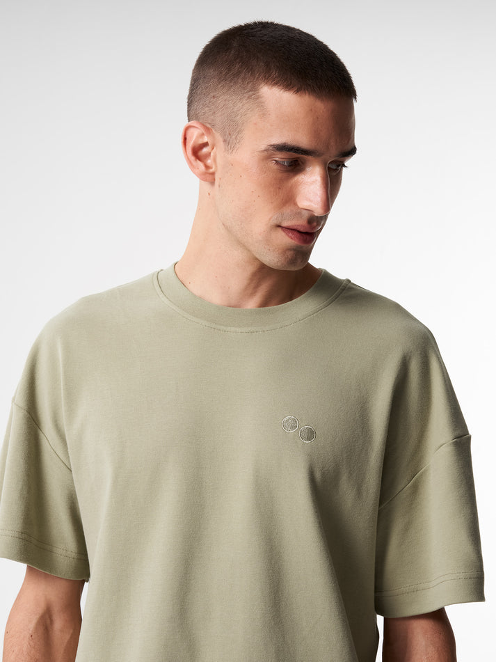 T-shirt Reed Olive Unisex - PINQPONQ