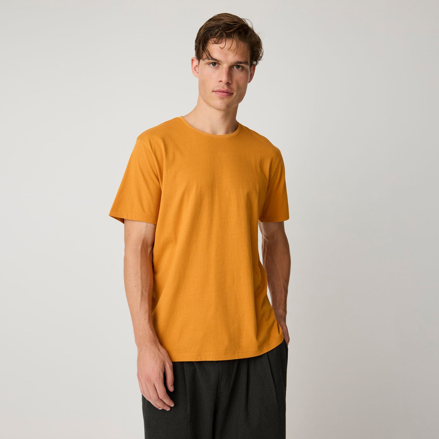 Agnar T-shirt Herr Ekologisk & Regenerativ GOTS Golden Oak