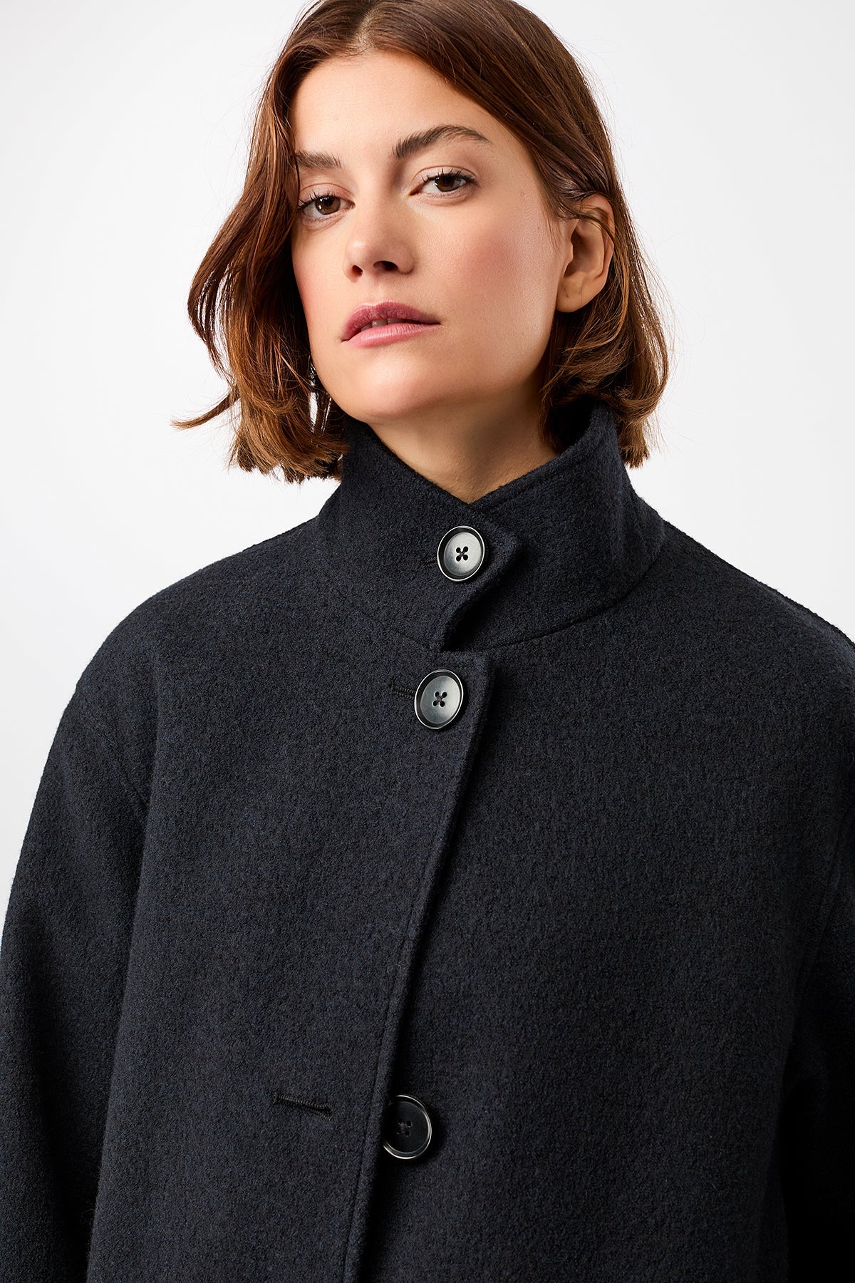 Pennfield Organic Wool Coat Carbon