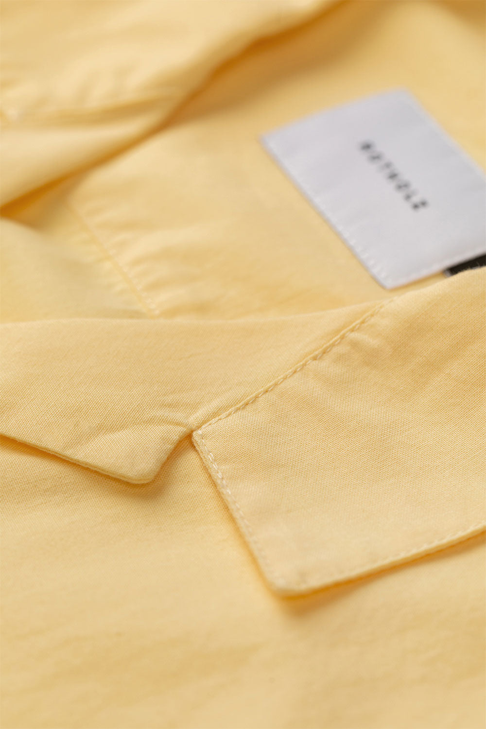 Bowling Shirt Organic Unisex Lemon Yellow - ROTHOLZ