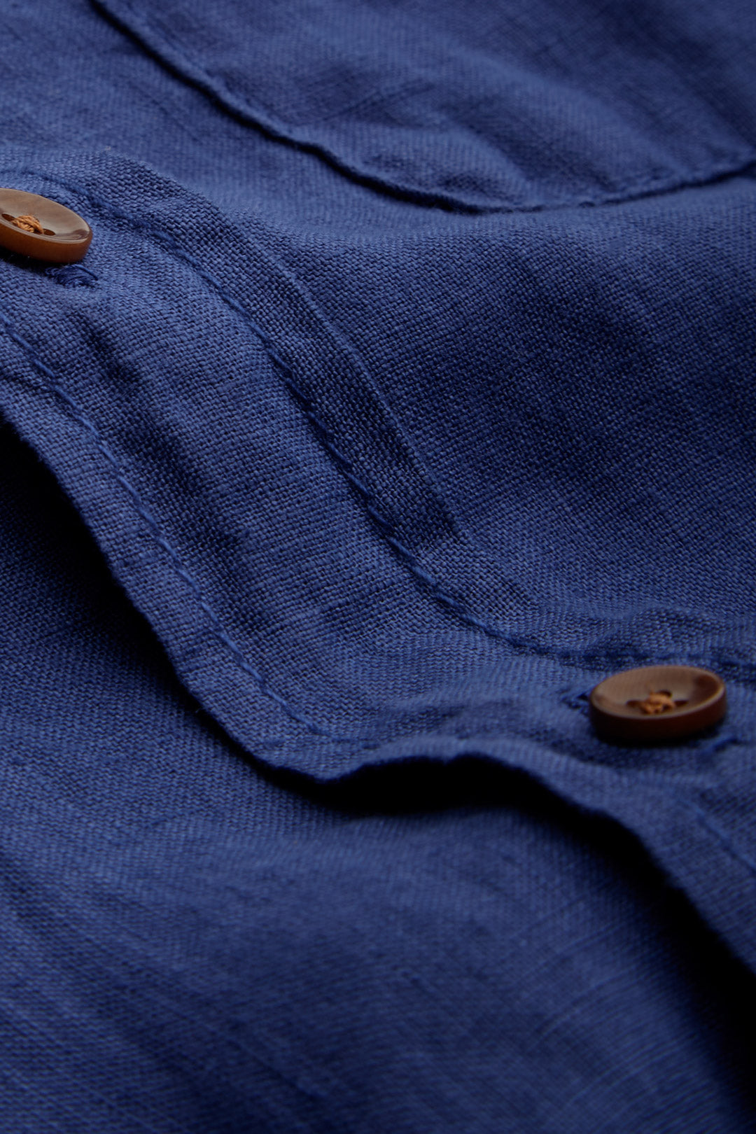 Enda Pocket Worker Blue Linen - KINGS OF INDIGO