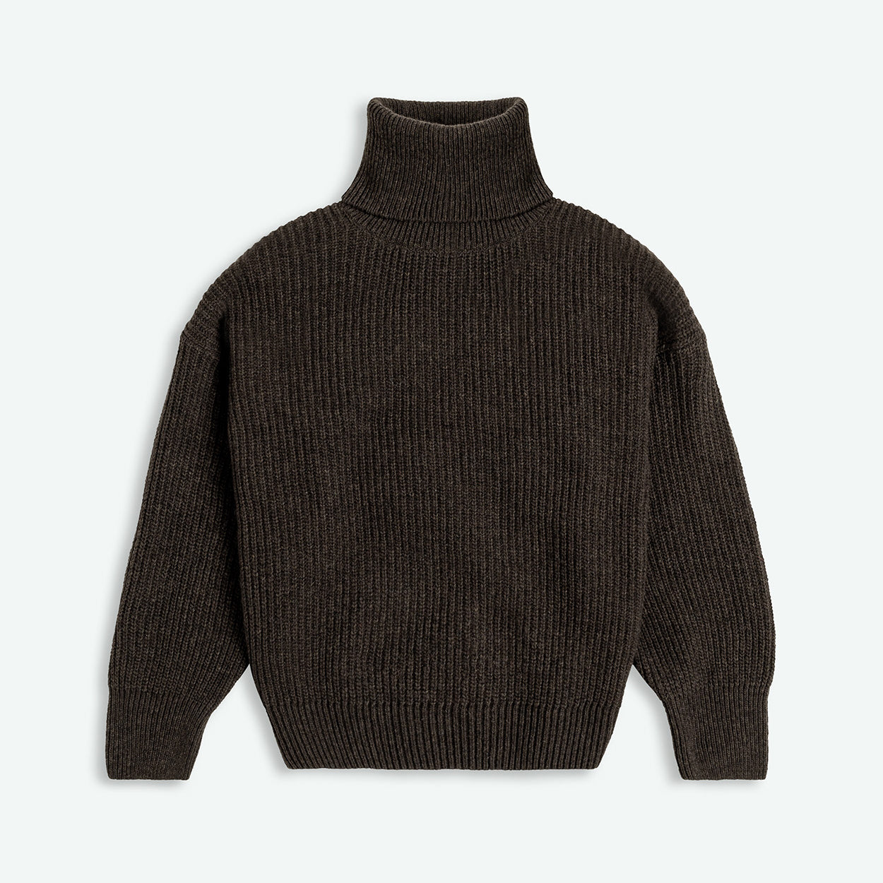 Enyu Recycled Wool Knit Chocolate Brown
