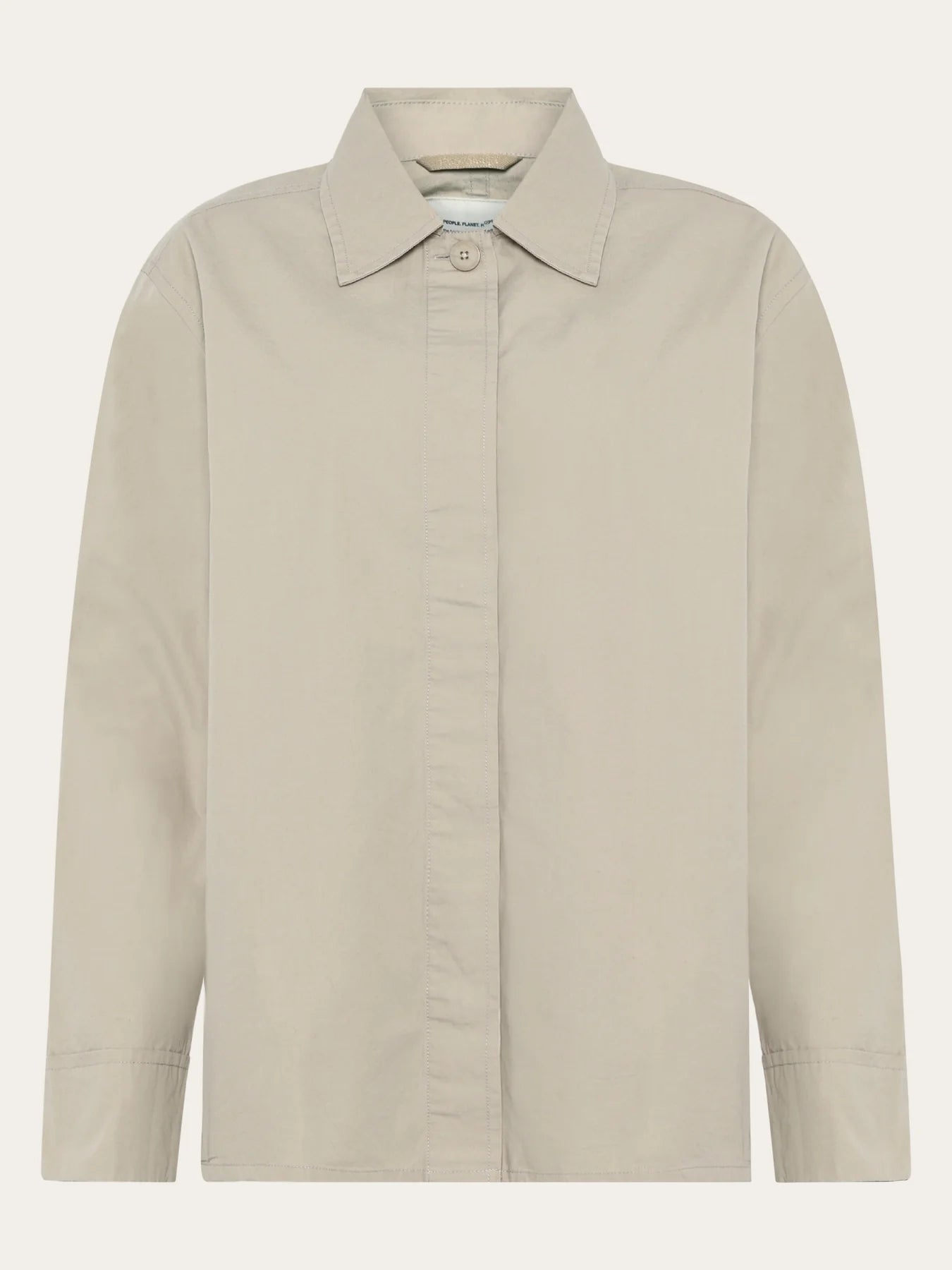 Light Poplin Jacket Feather Gray