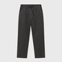 Fig Comfort Herringbone Pants Dark Grey Melange