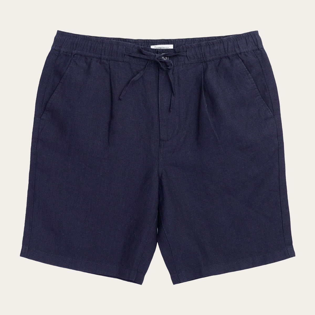 Fig Loose Linen Shorts Total Eclipse - KNOWLEDGE COTTON APPAREL