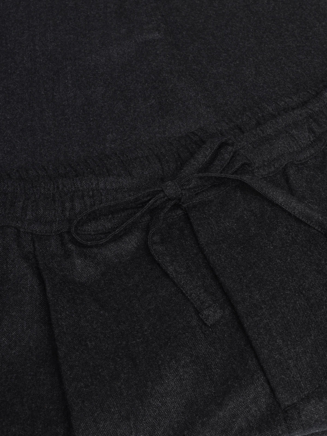 Fig Merino Wool Pants Dark Grey Melange