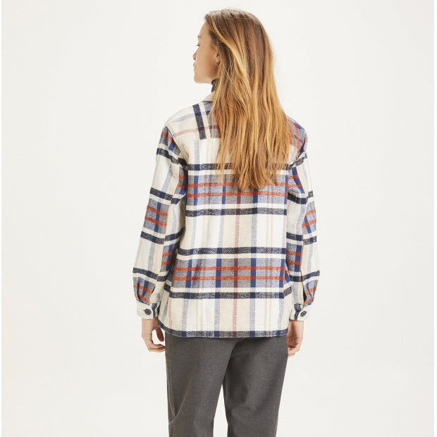 Lillian Flannel Overshirt - KNOWLEDGE COTTON APPAREL