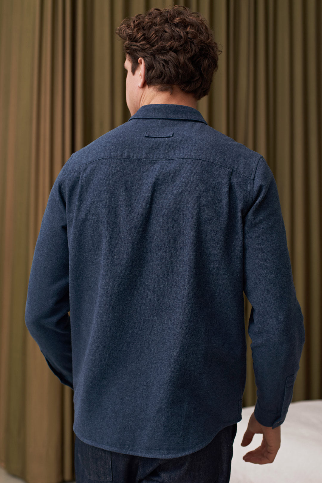 Simon Flannel Shirt Ocean Blue