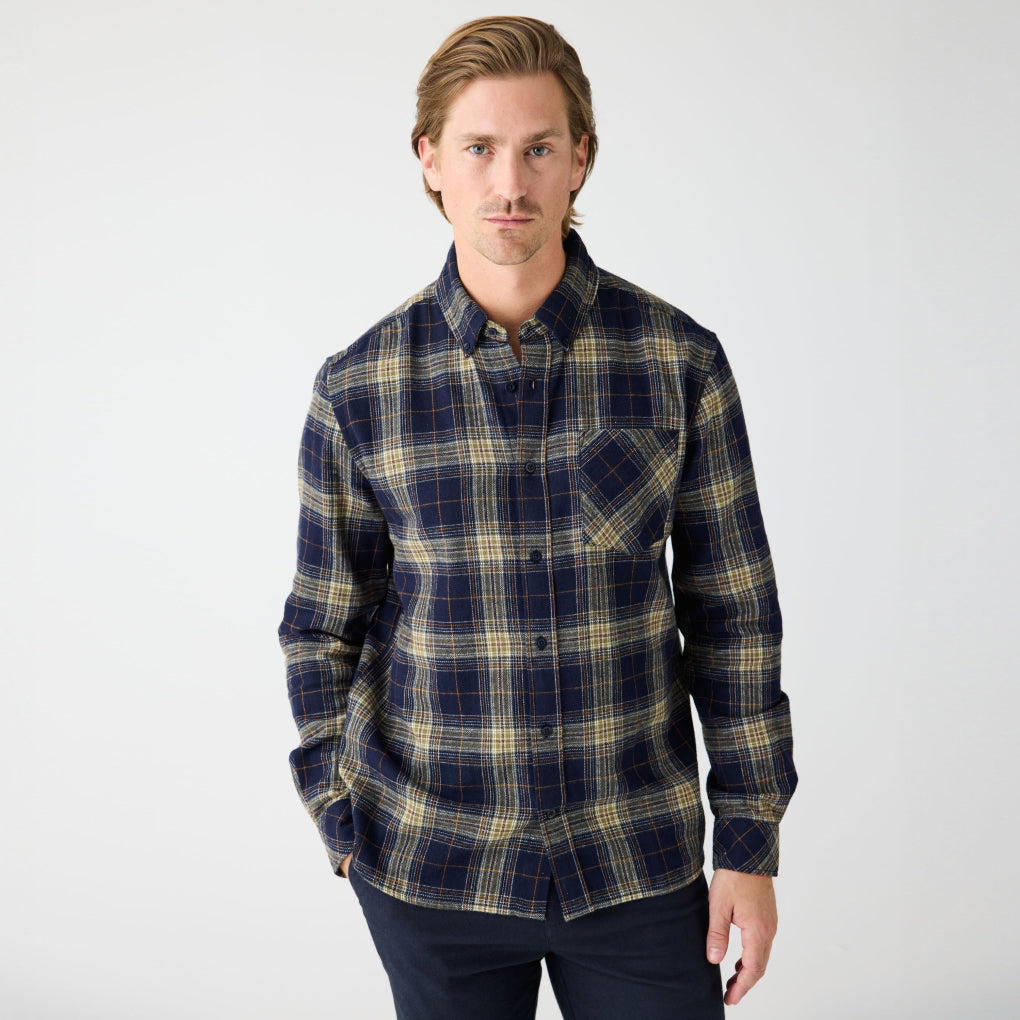 Dune Regular Check Flannel Shirt