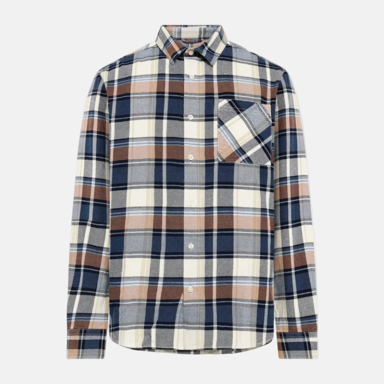 Dune Flanell Checkered Regular Fit Shirt Navy