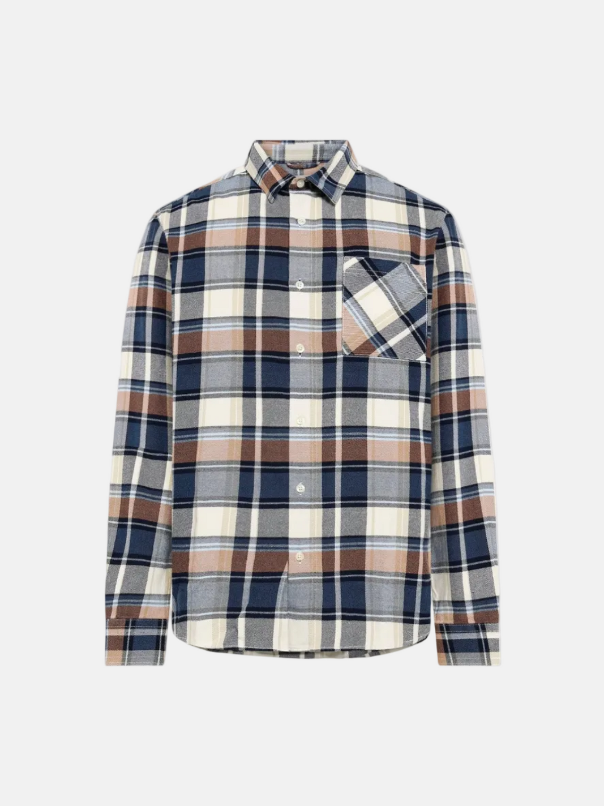Dune Flanell Checkered Regular Fit Shirt Navy