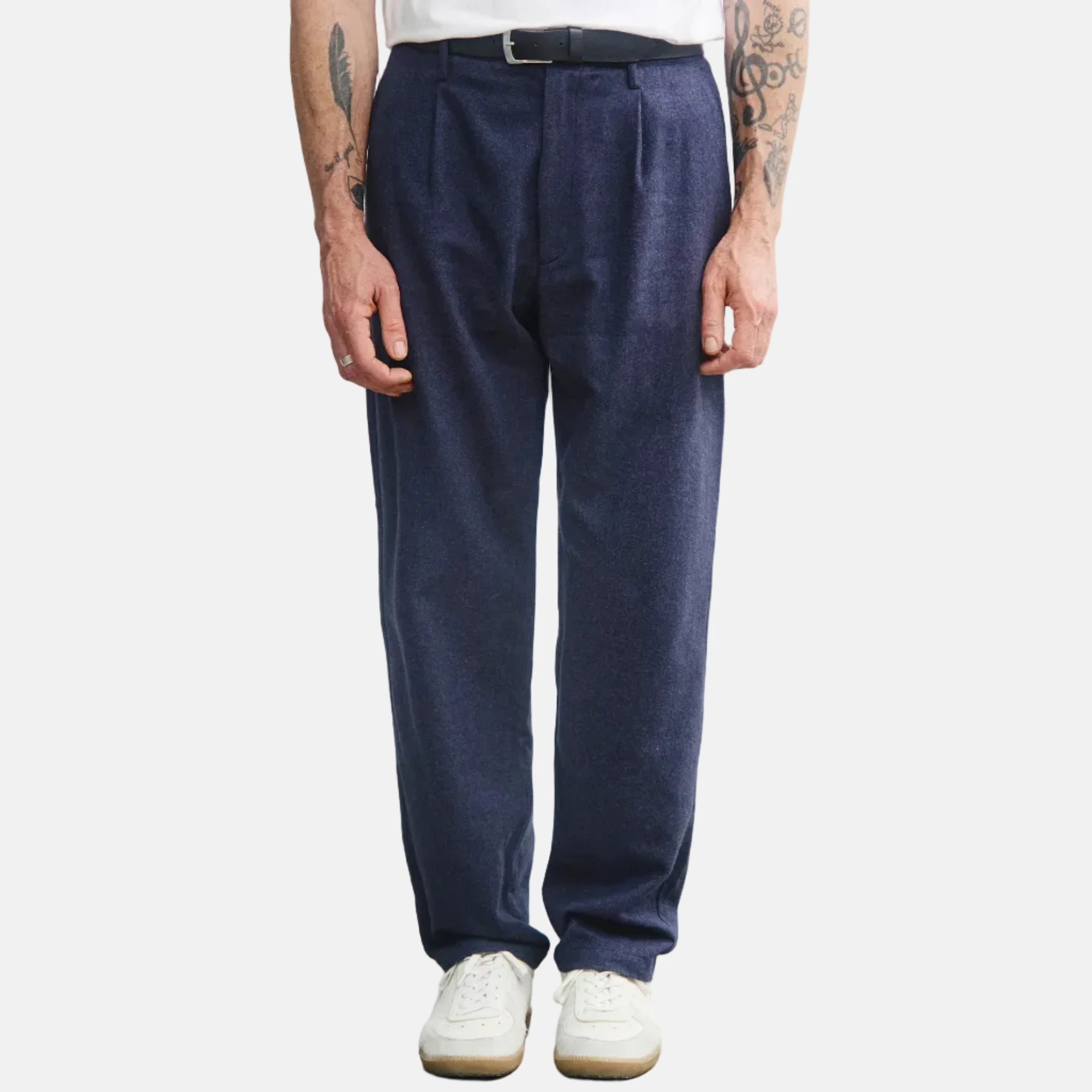 Flannel Everyday Pant Dark Blue