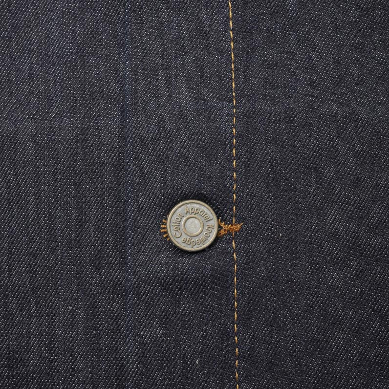 Fry Raw Blue Selvedge Denim Jacket - KNOWLEDGE COTTON APPAREL