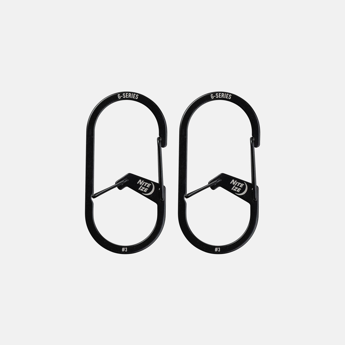 G-Series #1 Karbinhakar 2-pack Svart - NITE IZE
