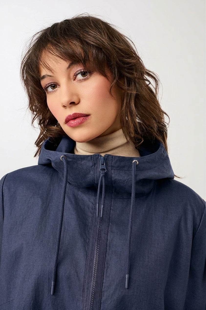 GIlford Linen Parka Navy
