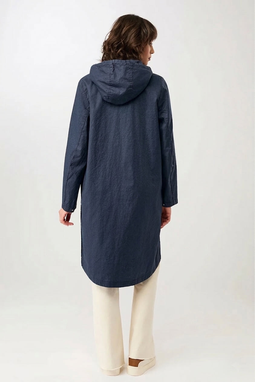 GIlford Linen Parka Navy