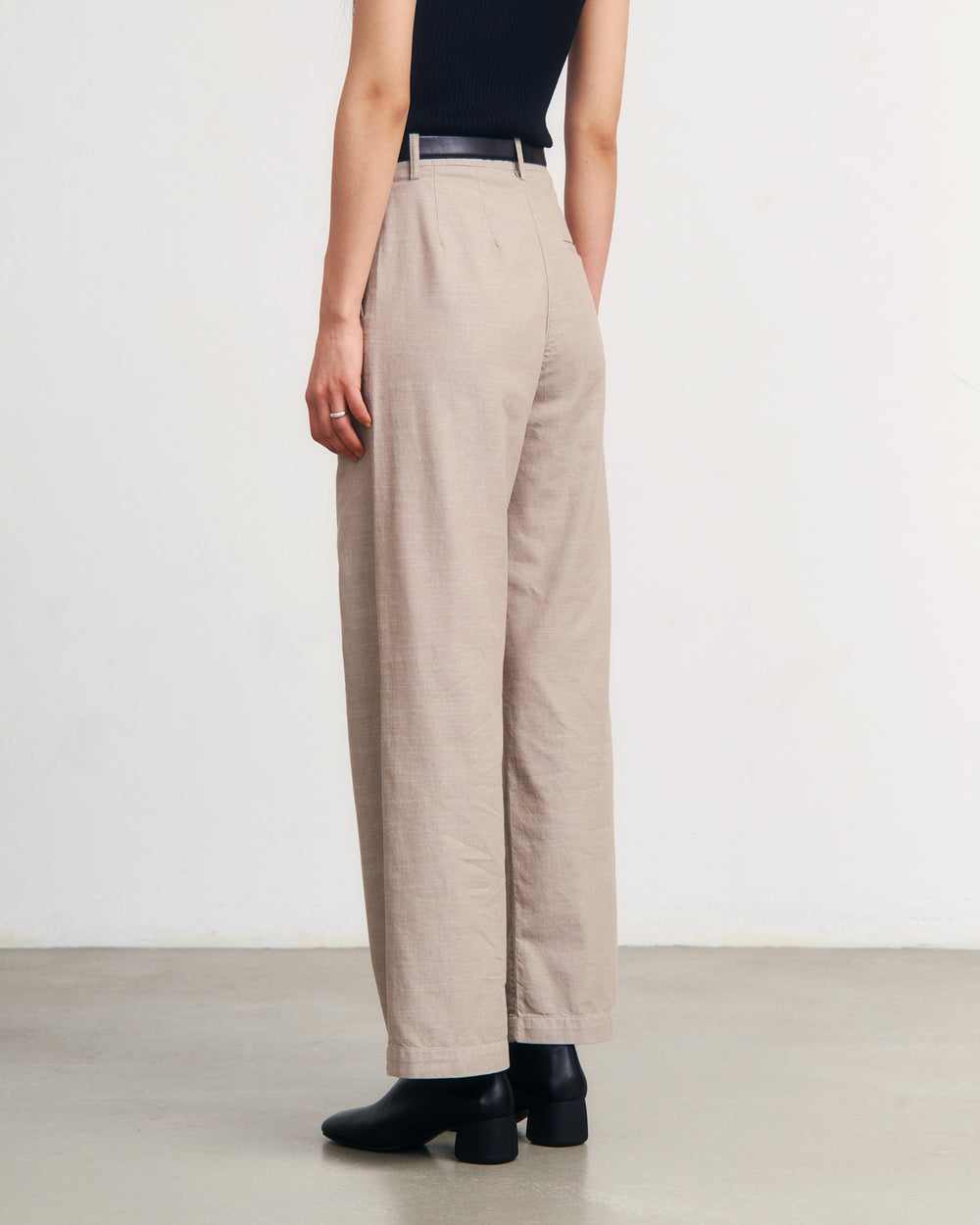 Pantalone Grey Brown Organic Cotton