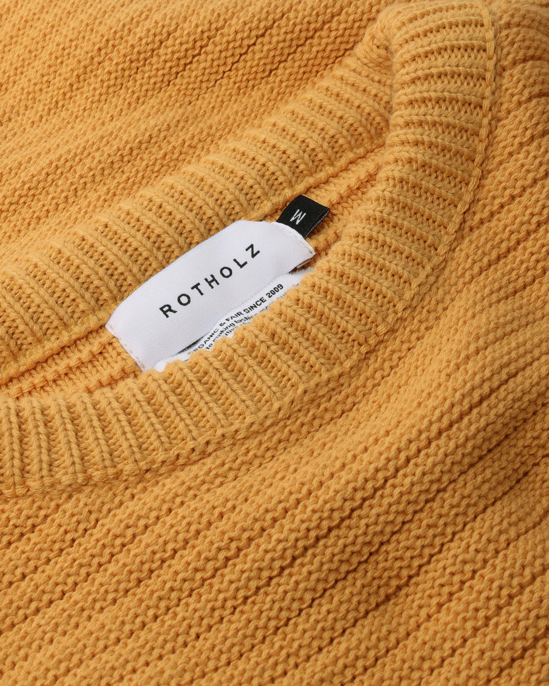 Loose Knit Organic Cotton Pale Orange