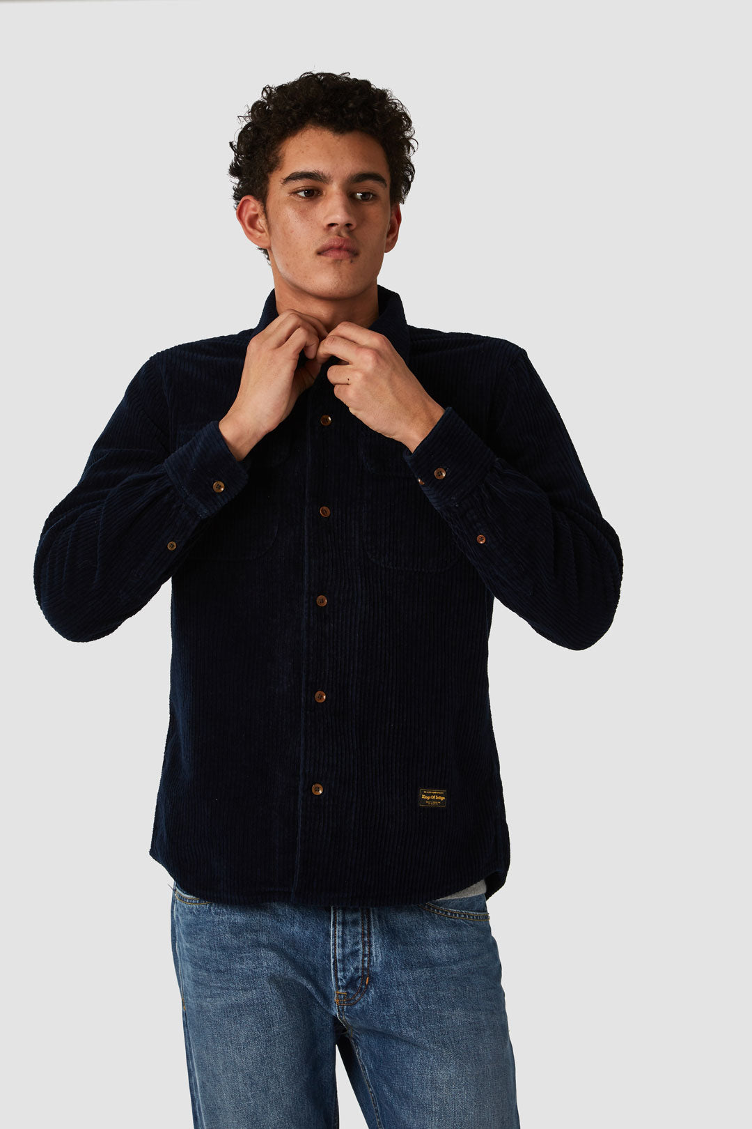 Hakan Corduroy Navy - KINGS OF INDIGO