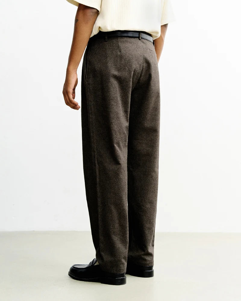 Flannel Everyday Pant Black Brown