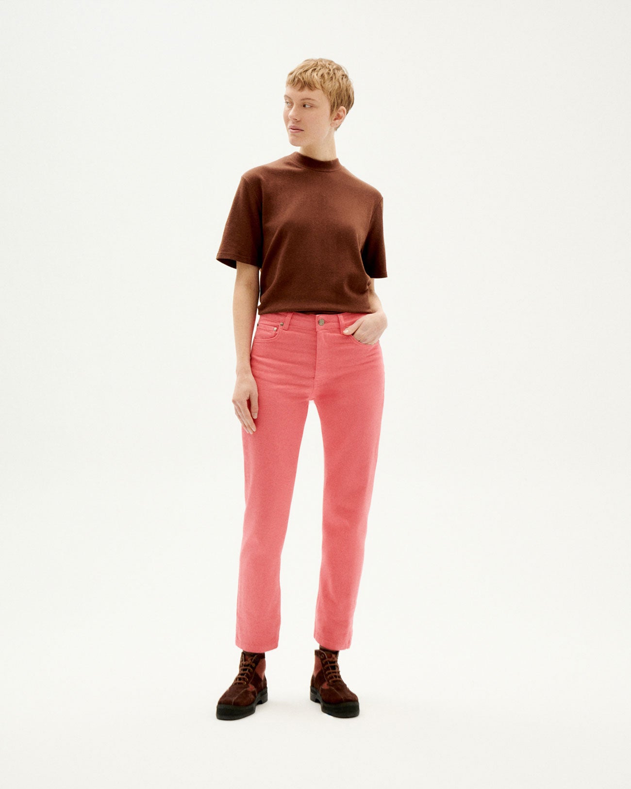 Hampa T-shirt Aidin Brun - THINKING MU