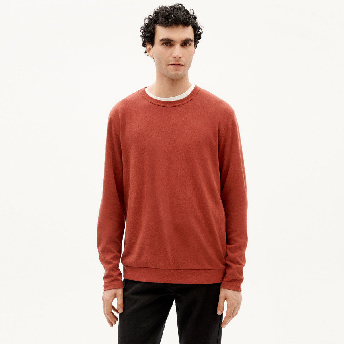 Hampa Långärmad T-shirt Hallon - THINKING MU