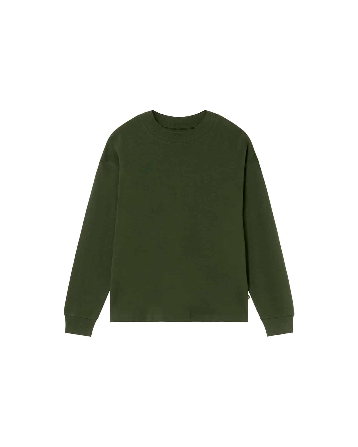 Doug Thick Hemp T-shirt Green - THINKING MU