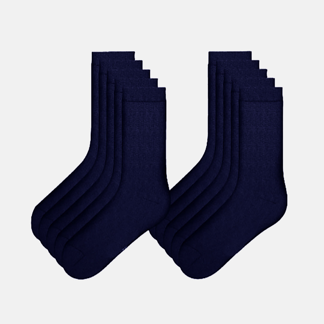 10-par-pack Hampastrumpor Hemp Hero Navy - THOUGHT