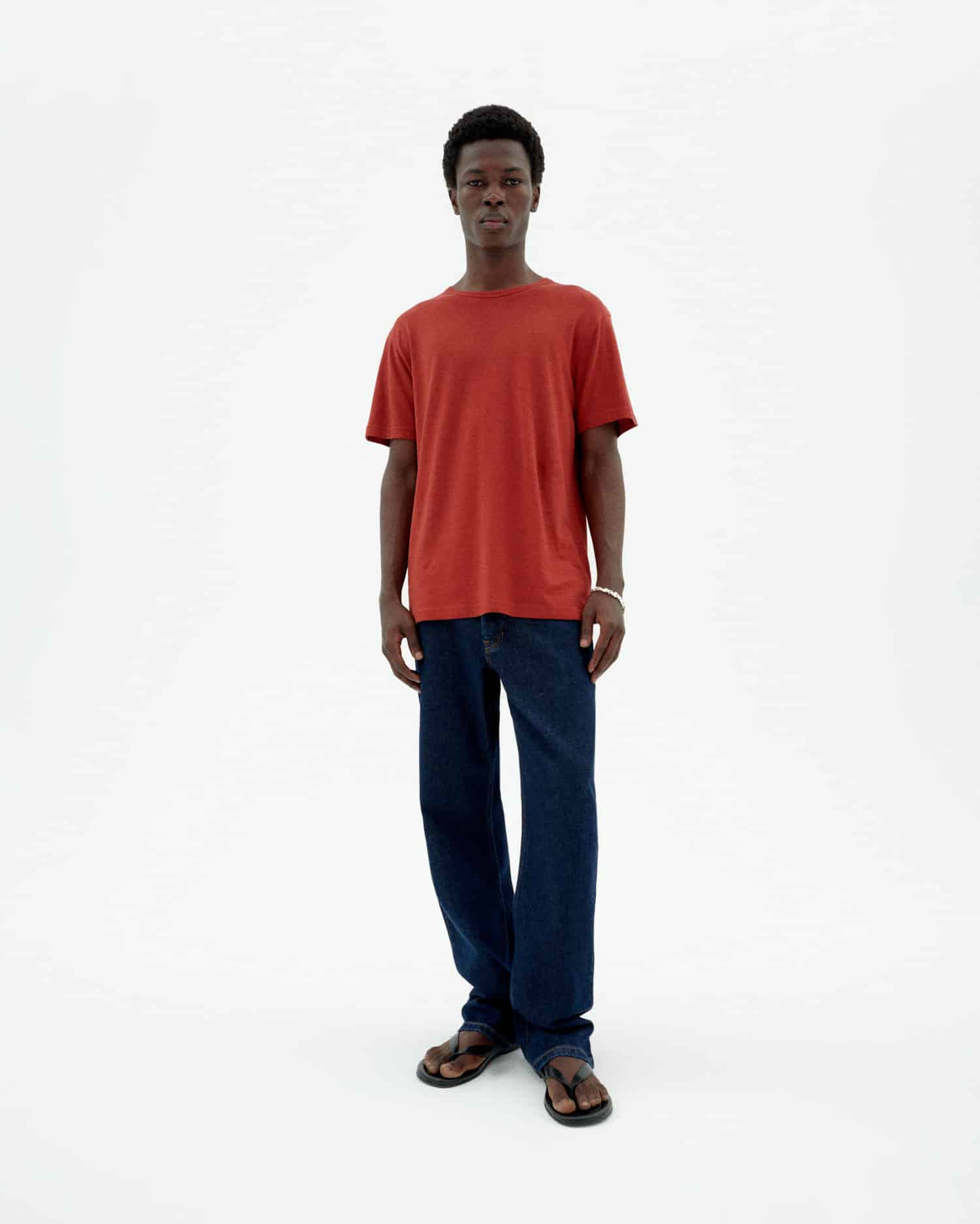 Hemp T-shirt Orange Red