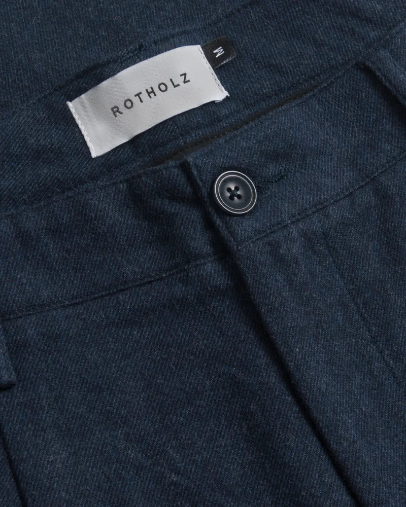 Flannel Everyday Pant Dark Blue