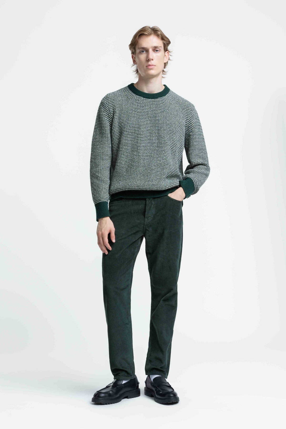 Hector Multi Stripe Knit Sweater