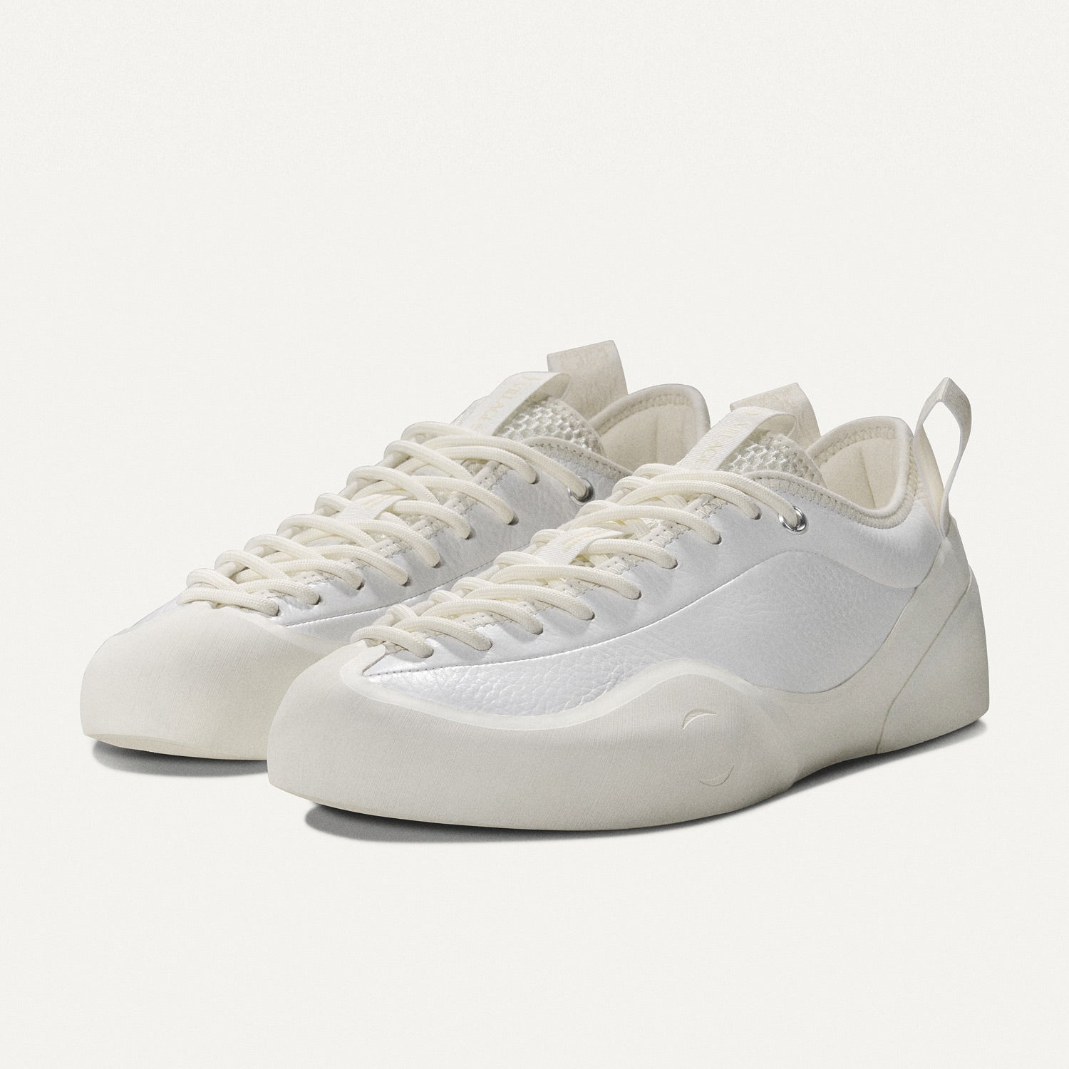 1:00 PM Leather All White