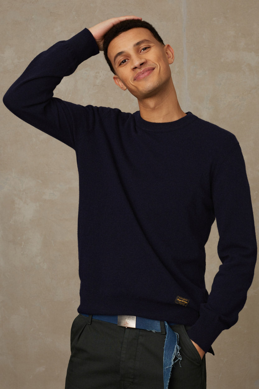 Hideo Wool Navy - KINGS OF INDIGO