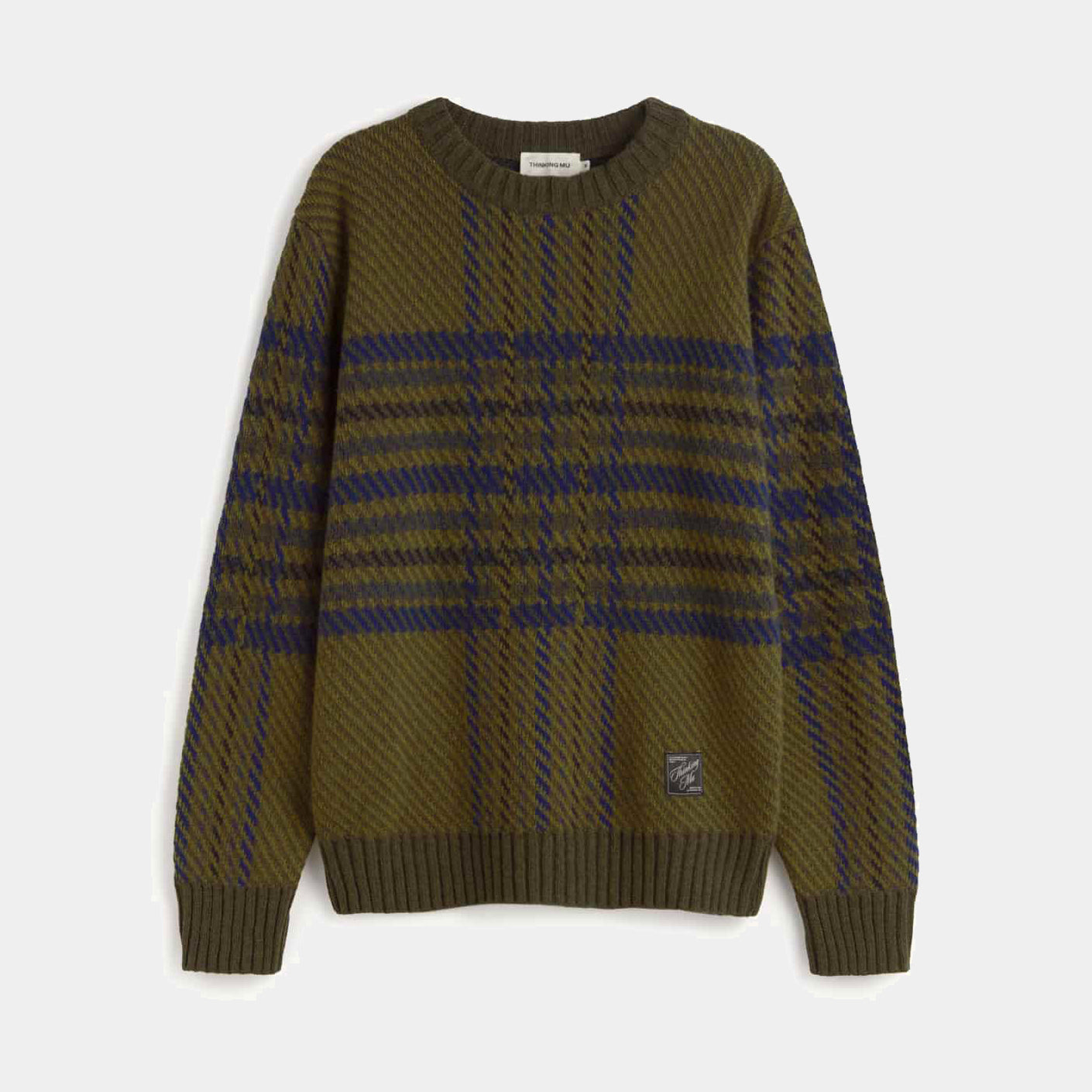 Hillside Khem Checkered Lambswool Knit