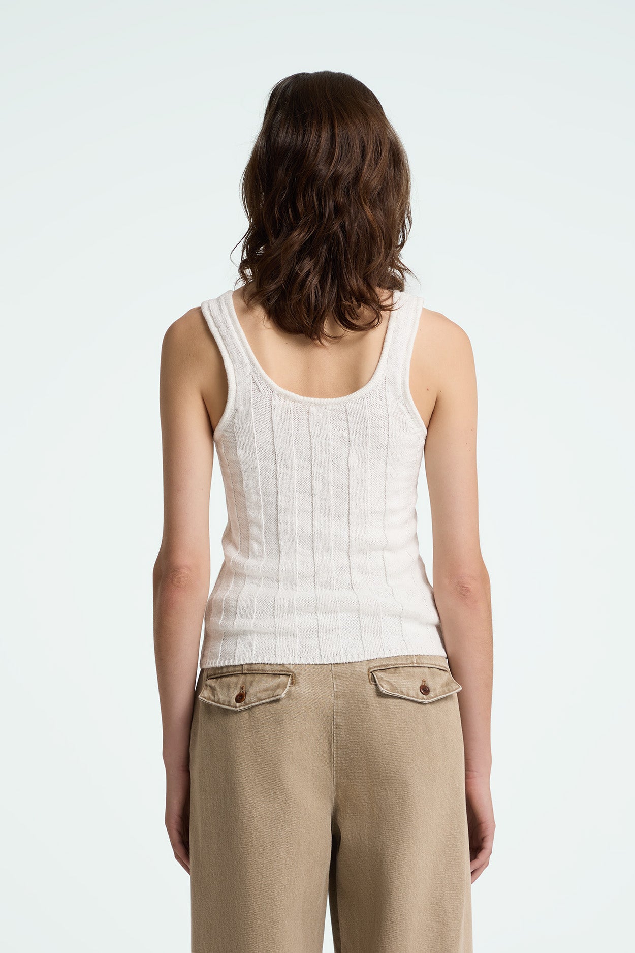 Hinan White Singlet