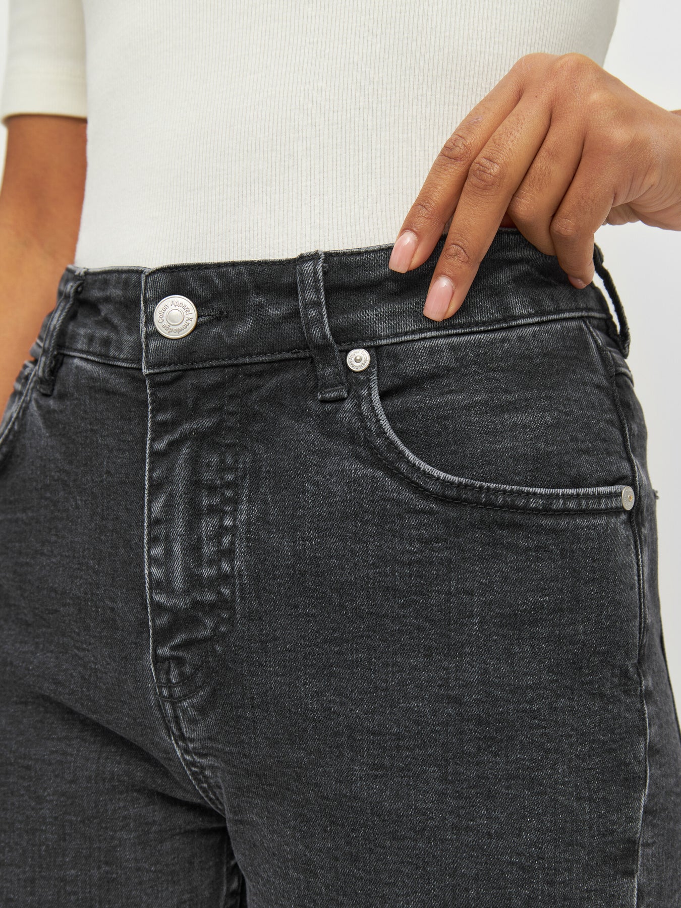 Iris Ekologiska Jeans Vegan Stretch Black Rinse - KNOWLEDGE COTTON APPAREL