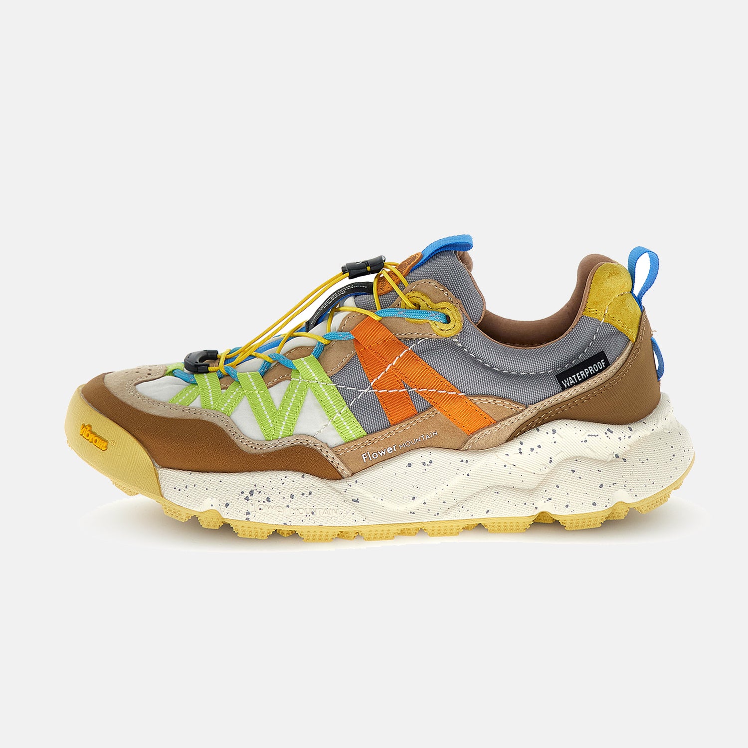 Iwano 2 Unisex Waterproof Vibram Megagrip Brown Sand Grey