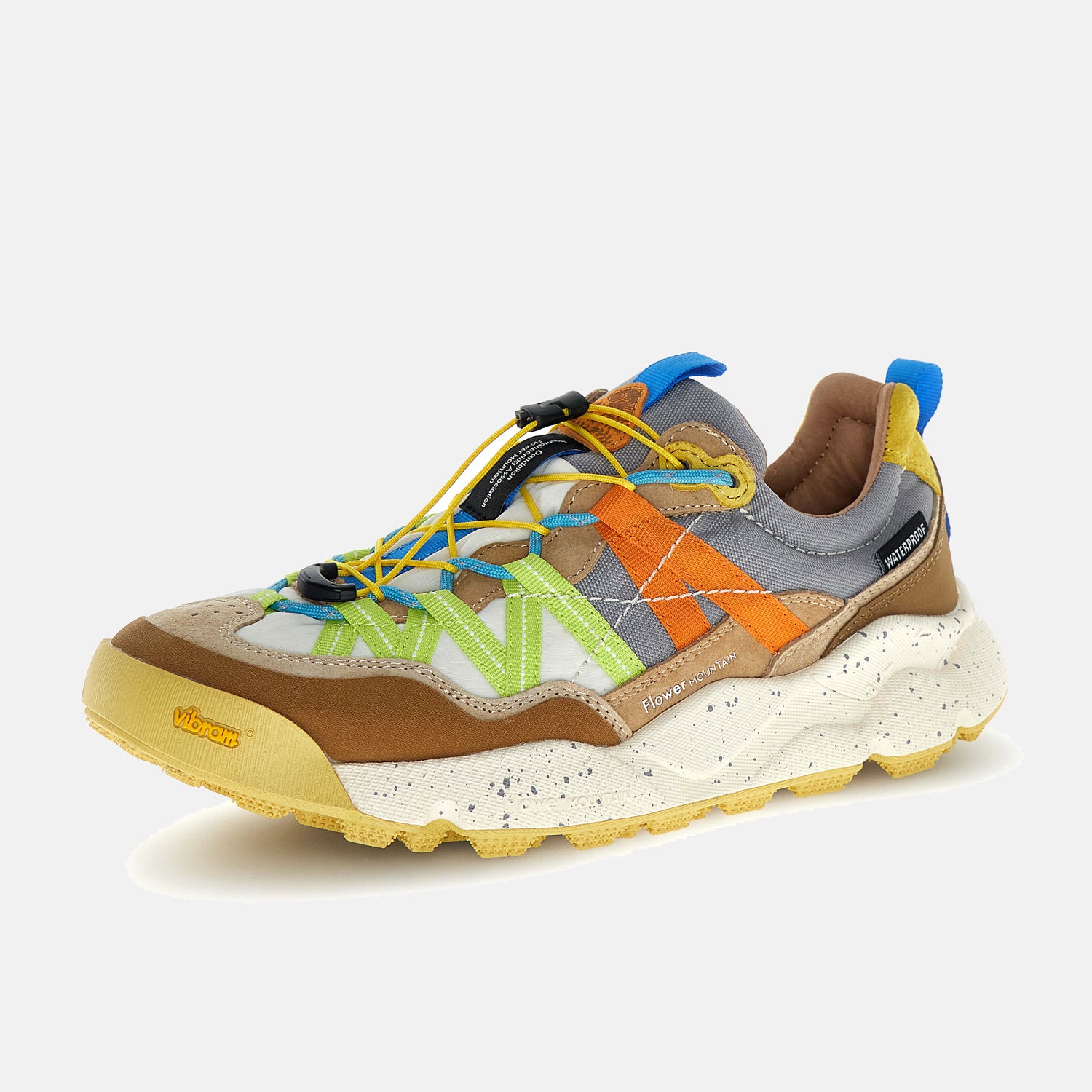 Iwano 2 Unisex Waterproof Vibram Megagrip Brown Sand Grey