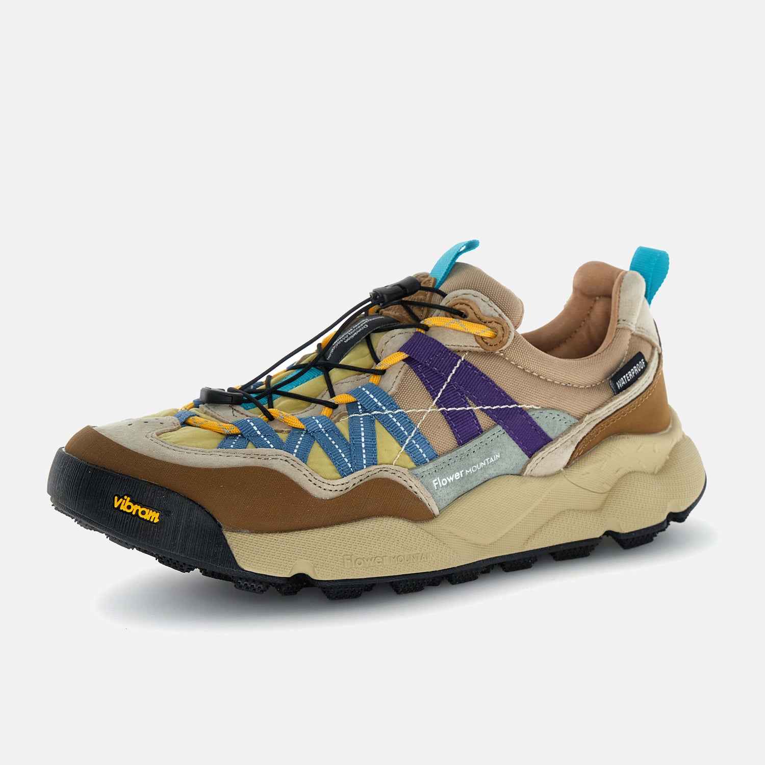 Iwano 2 Unisex Waterproof Vibram Megagrip Brown Beige Taupe