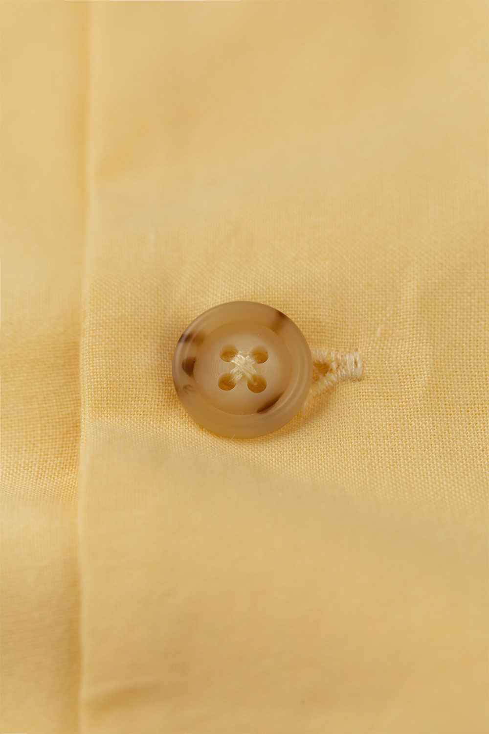 Bowling Shirt Organic Unisex Lemon Yellow - ROTHOLZ