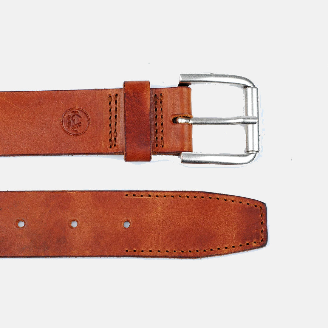 Skärp Vegetabiliskt Garvat Skinn Callister 3.8cm Brunt