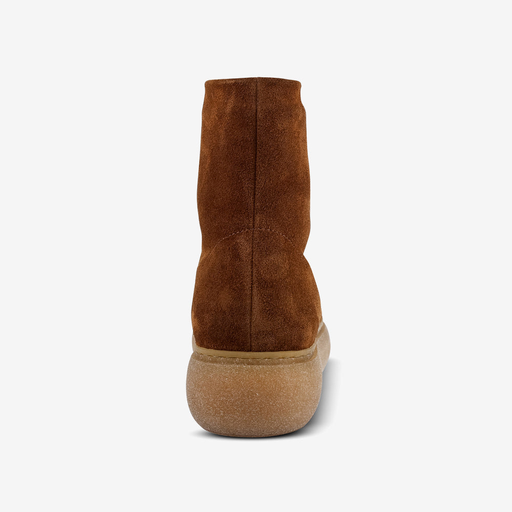 Siljan Wool Insulated Suede Boot Cognac