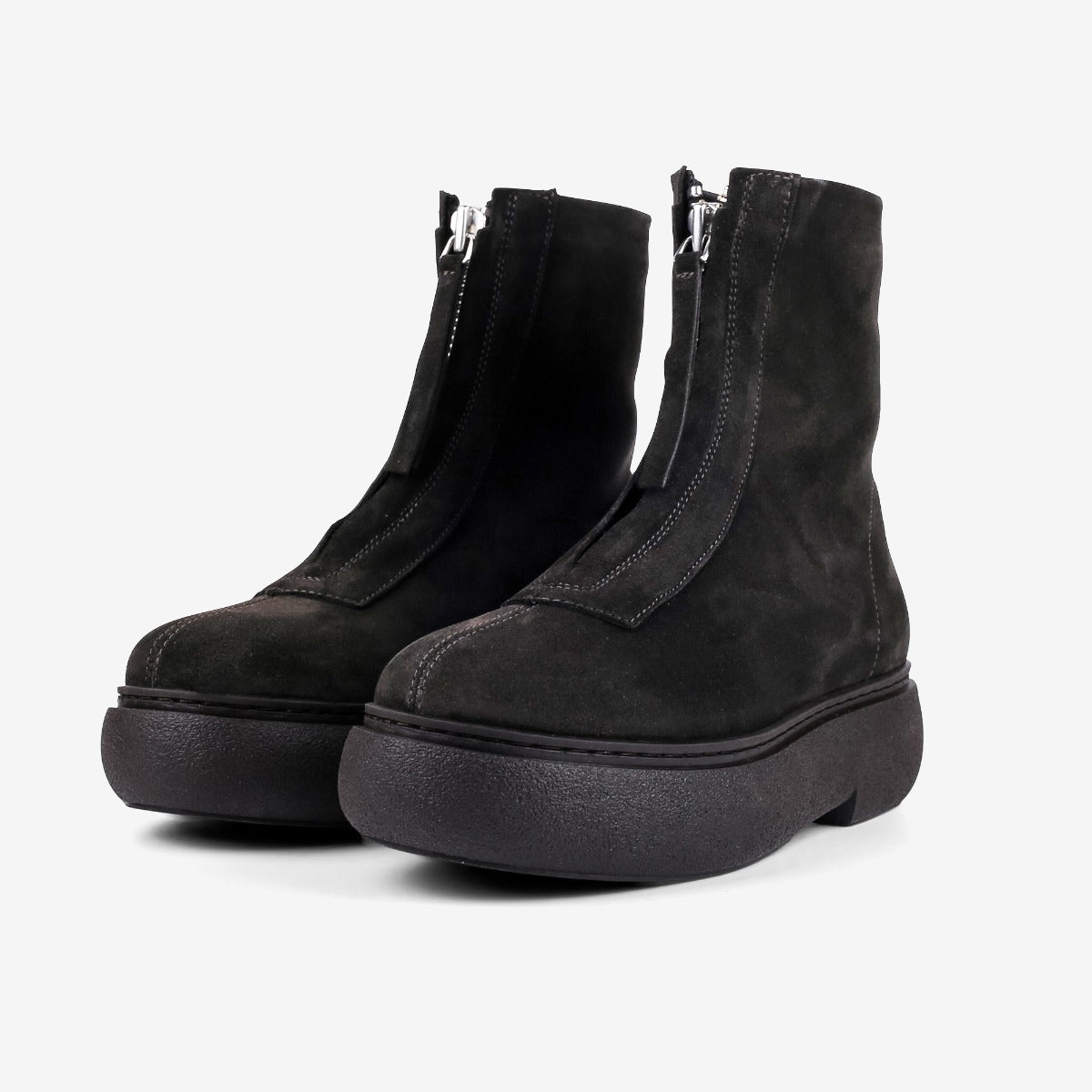 Siljan Wool Insulated Suede Boot Dark Brown