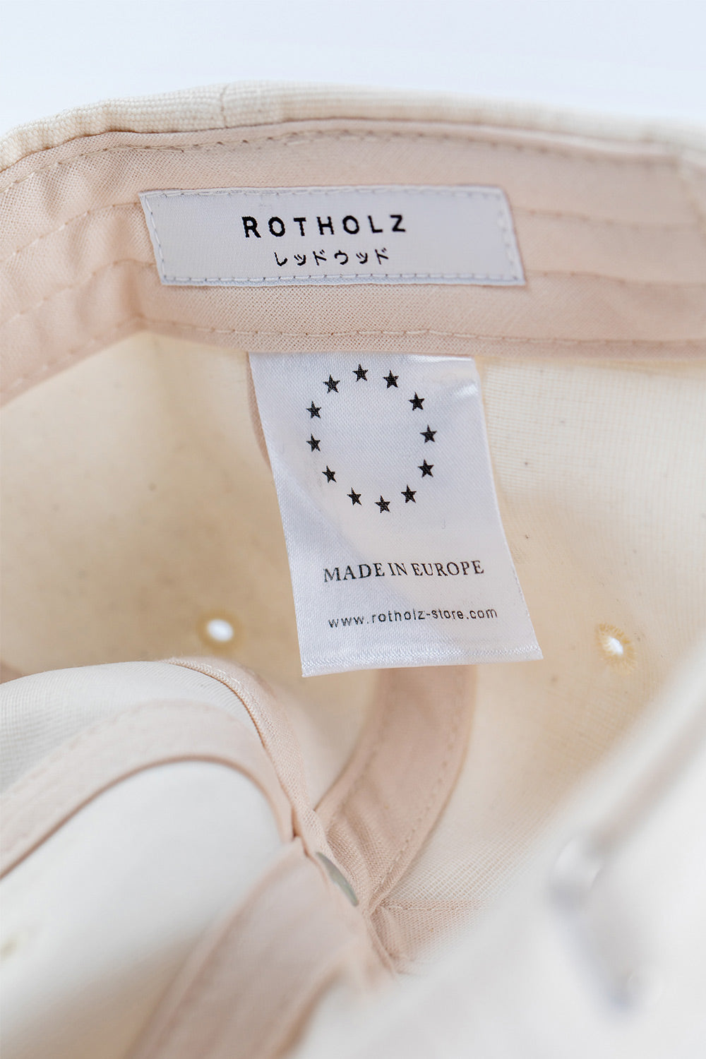 Wavey Floppy Cap Organic Natural - ROTHOLZ