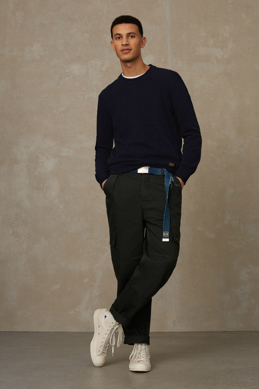 Hideo Wool Navy - KINGS OF INDIGO